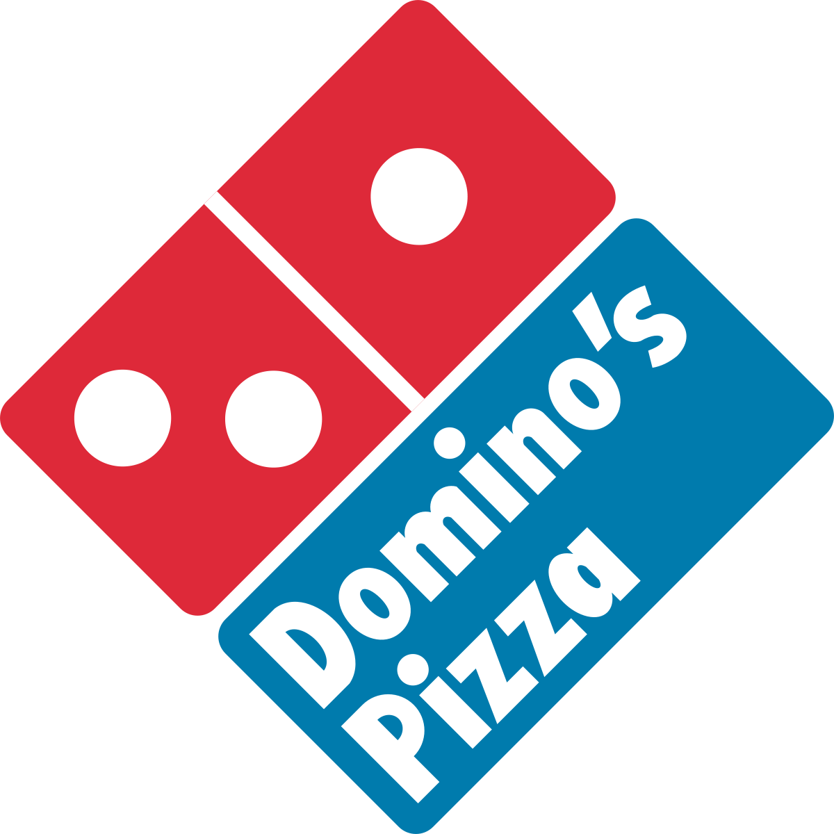 Domino's logo. Pizza and more.