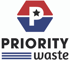 Priority Waste Logo. 