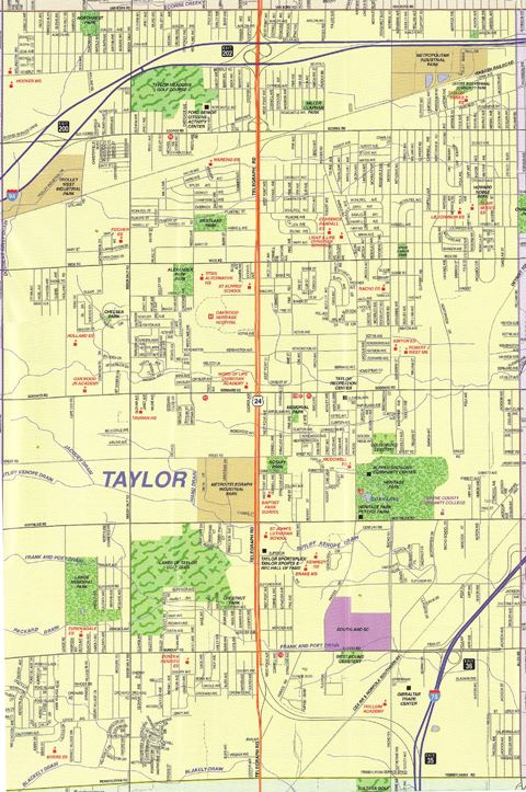 View a map of the City of Taylor Opens in new window