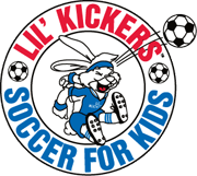 Lil' Kickers Soccer for Kids Logo. 